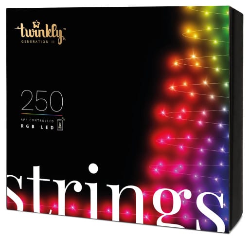 Twinkly Strings lyskæde - farvet lys - 20 meter - 250 Lys