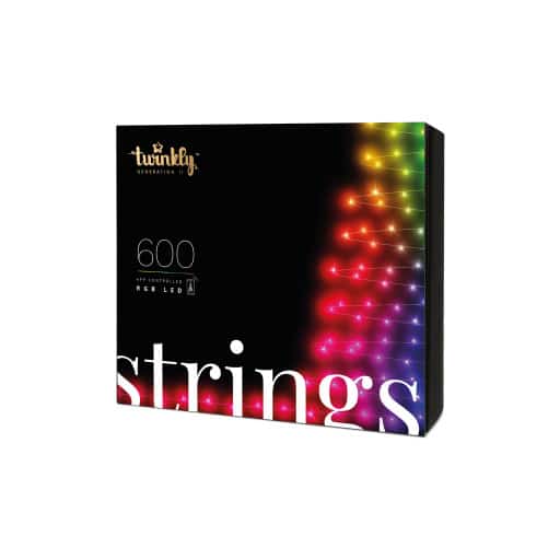 Twinkly Strings lyskæde - farvet lys - 48 meter - 600 Lys
