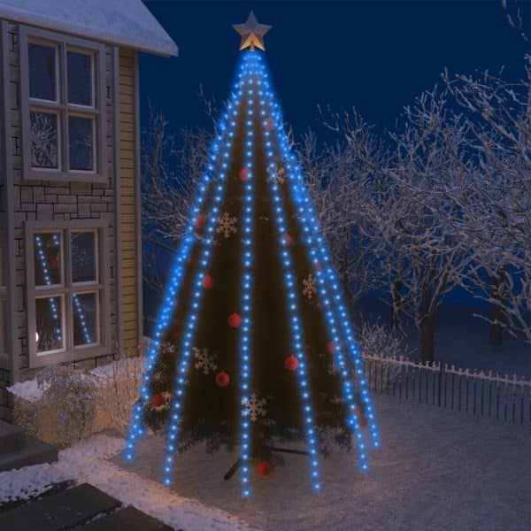 juletræslys med 500 lysdioder 500 cm blå