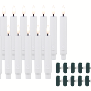 Sia LED juletræslys genopladelig hvid 16 stk (specialordre levering senest 25 nov)