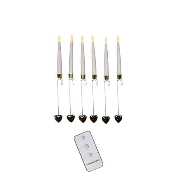 LED juletræslys - 6 stk