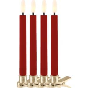 Sirius Sille LED juletræslys, rød, 4-pak