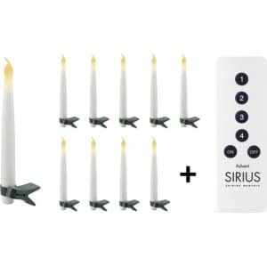 Sirius Carolin juletræslys, 10 stk